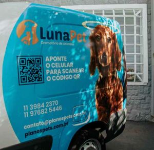 Imagem traseira veículo de transporte LunaPet